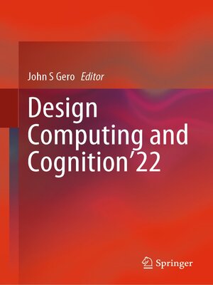 cover image of Design Computing and Cognition'22